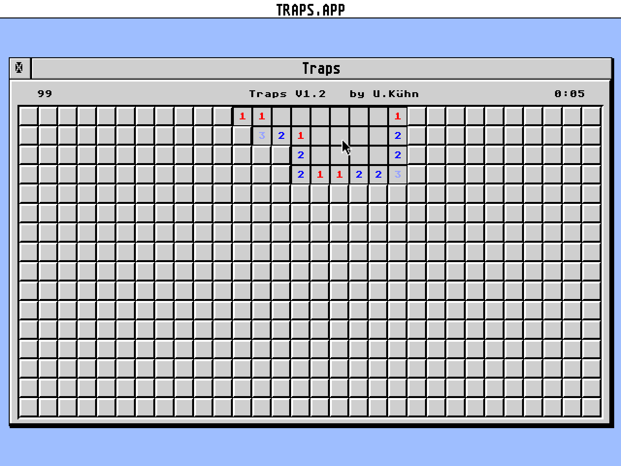 Traps atari screenshot